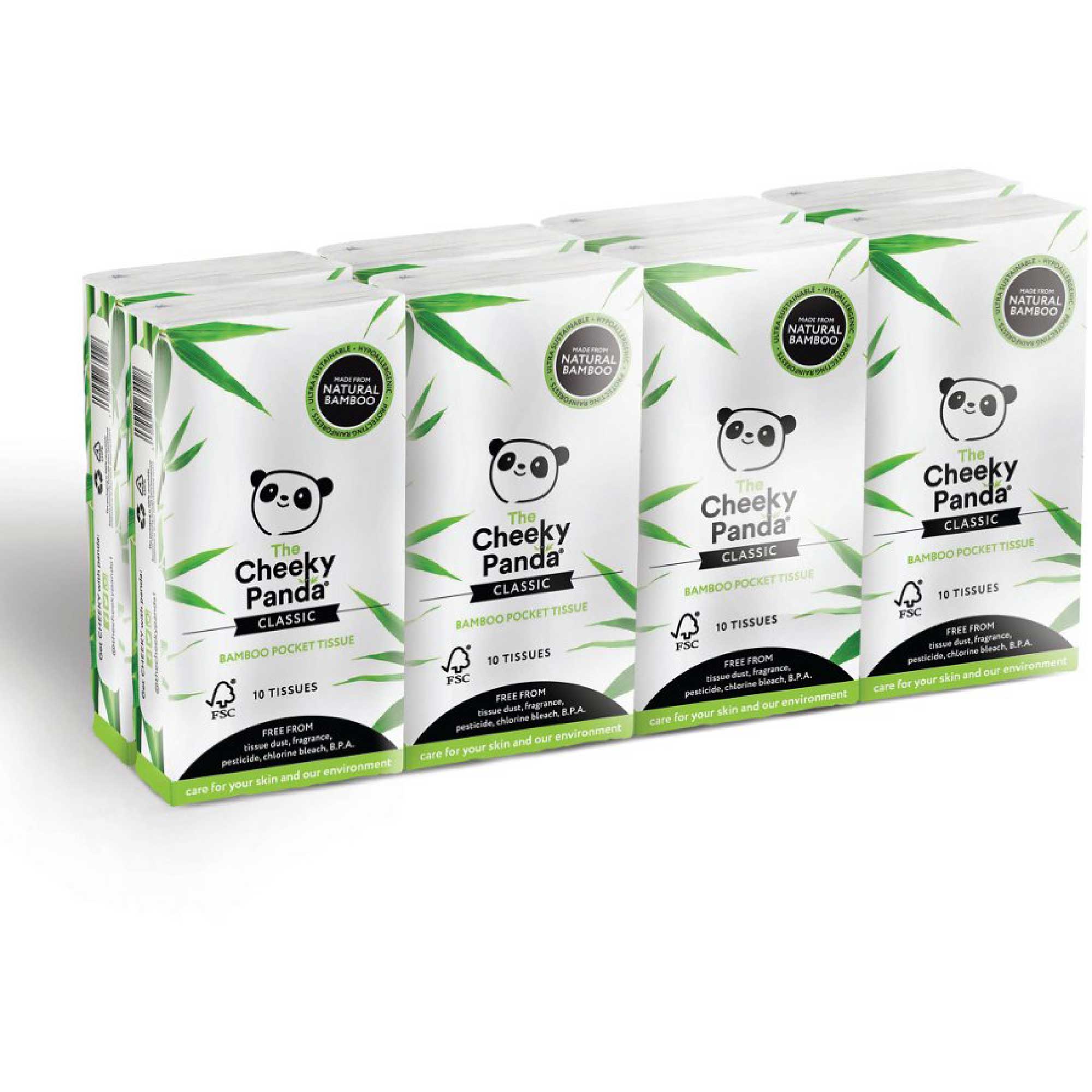 Kis csomagos papírzsebkendő - Cheeky Panda
